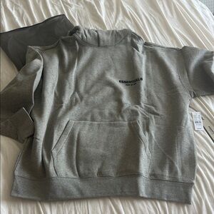 Essentials Heather Gray Pullover